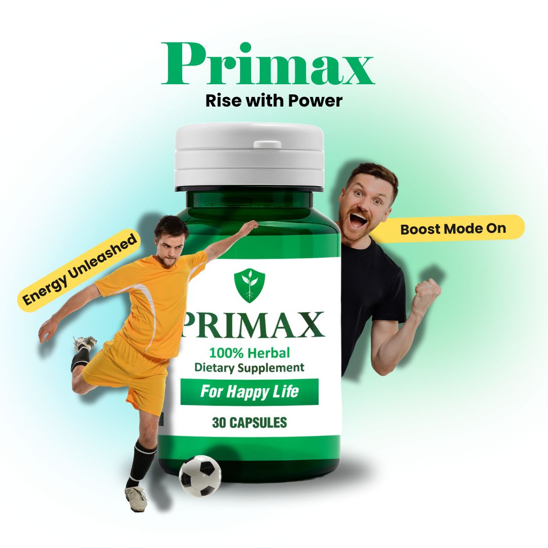 Primax Capsules – Herbal Energy Booster for Men in Pakistan
